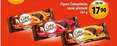 Čokopiškoty Figaro