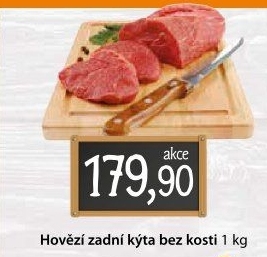 Hovězí kýta zadní bez kosti