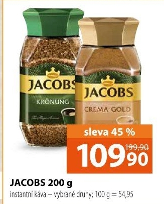Instantní kávy Jacobs