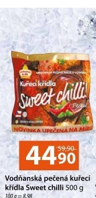 Kuřecí křídla pečená mražená Sweet chilli Vodňanské kuře