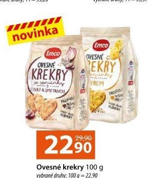 Ovesné krekry Emco