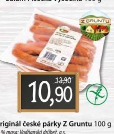 Párky české originál Z Gruntu