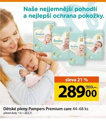 Pleny dětské Pampers Premium Care