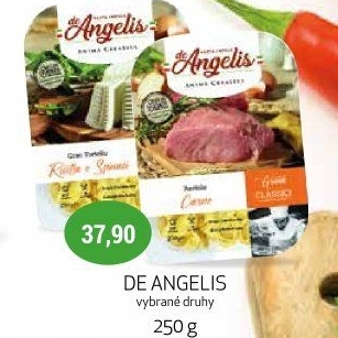 Plněné těstoviny bez lepku De Angelis