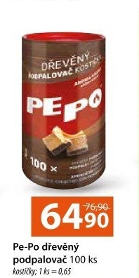 Podpalovač dřevěný Pe-Po
