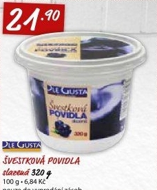 Povidla švestková Dle Gusta