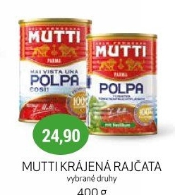 Rajčata krájená Mutti