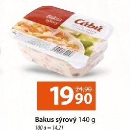 Salát sýrový bakus Cabů