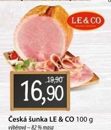 Šunka česká výběrová LE&amp