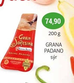 Sýr Grana Padano Latteria Soresina
