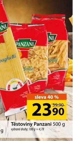 Těstoviny Panzani