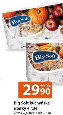 Utěrky kuchyňské 2vrstvé Classic Big Soft