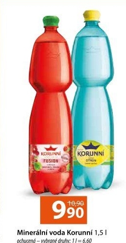 Voda ochucená Korunní