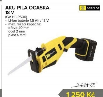 Aku pila ocaska Starline