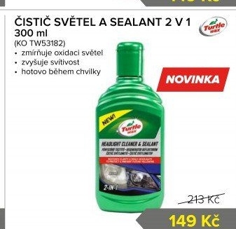 Čistič světel 2v1 Turtle Wax