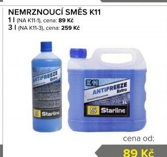 Nemrznoucí směs do chladičů K11 Starline