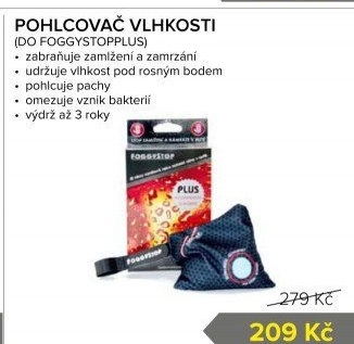 Odvlhčovač interiéru Foggystop