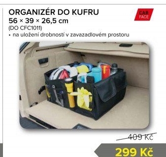 Organizér do kufru CarFace