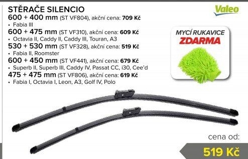 Stěrače VALEO SILENCIO