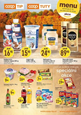 akční leták COOP 9.10.2019-22.10.2019