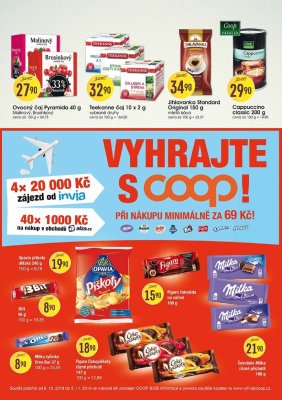 akční leták COOP 9.10.2019-22.10.2019