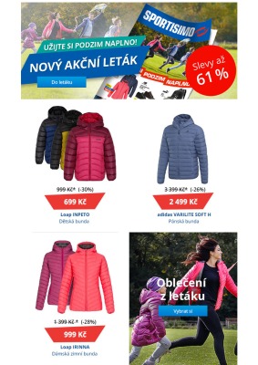 akční leták Sportisimo 10.10.2019-15.10.2019