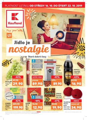 akční leták Kaufland 16.10.2019-22.10.2019