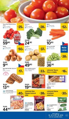 akční leták Tesco 16.10.2019-22.10.2019