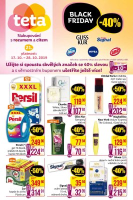 akční leták Teta drogerie 17.10.2019-28.10.2019