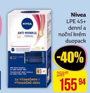 Balení krém denní a noční proti vráskám Anti Wrinkle Nivea