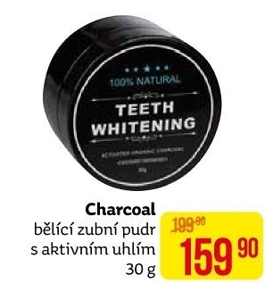 Bělící pudr na zuby Charcoal