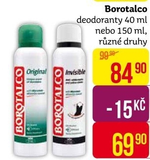 Deodoranty Borotalco
