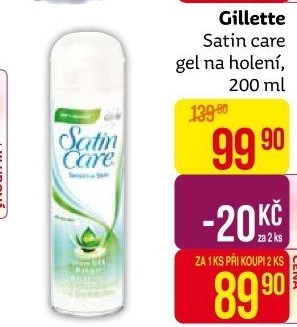 Gel na holení dámský Satin Care Gillette