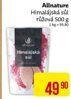 Himalájská sůl Allnature