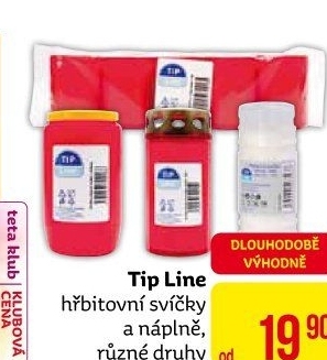 Hřbitovní svíčky Tip Line