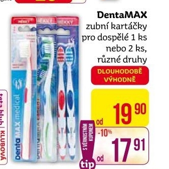 Kartáček na zuby Dentamax