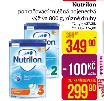 Kojenecké mléko Nutrilon