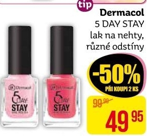 Lak na nehty 5 Day Stay Dermacol