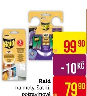Lapač potravinových molů Raid