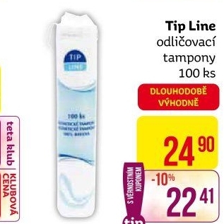 Odličovací tampony Tip Line