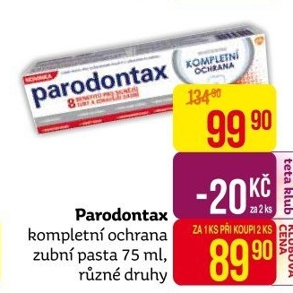 Pasta na zuby Kompletní ochrana Parodontax