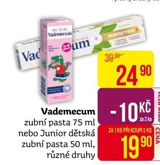 Pasty na zuby Vademecum