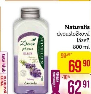 Pěna do koupele dvousložková Deux Naturalis