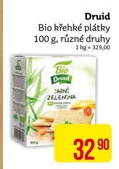 Plátky křehké bio Druid