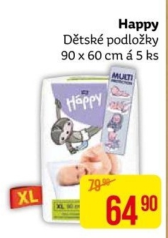 Podložky přebalovací Háppy Bella