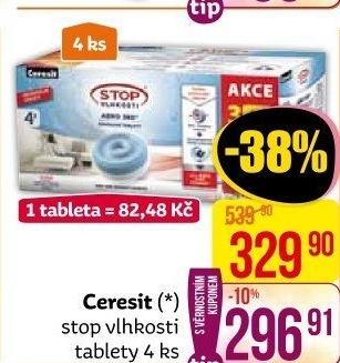 Pohlcovač vlhkosti Aero 360° Ceresit - náhradní tablety