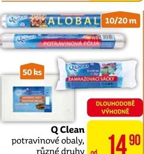 Potravinové obaly Q Clean