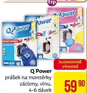 Prací prášek na montérky Q Power