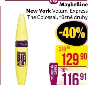 Řasenka Colossal Volum Express Maybelline