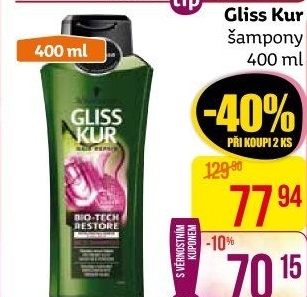 Šampon Gliss Kur Schwarzkopf